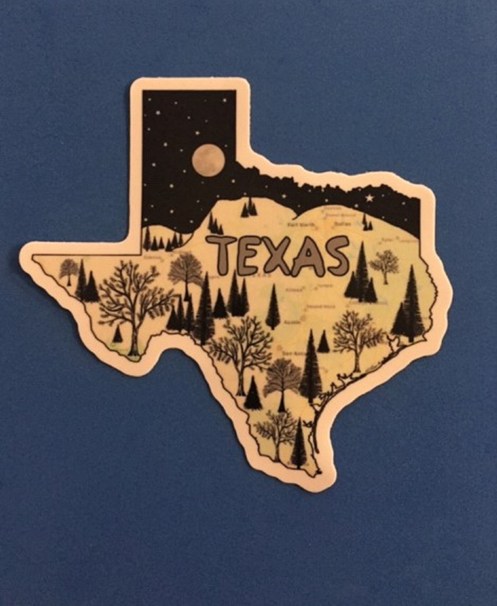 Texas Sticker State of Texas Houston Texas Dallas Texas Etsy