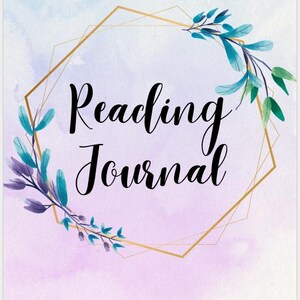 Reading Journal Blue Flower Edition