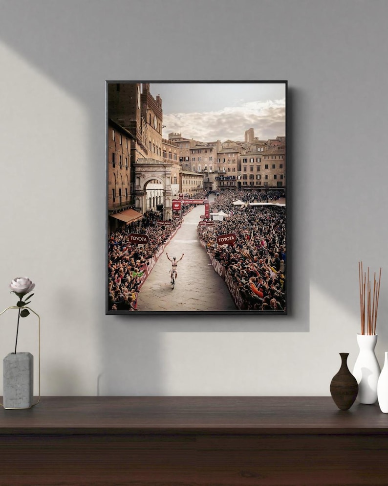 Cycling Poster, Tadej Pogacar, Tour de France Winner, Best Cyclist, Sports Print, Cycling Art, Cycling Gift image 1