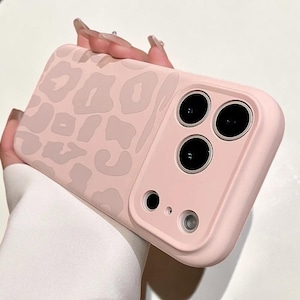 Stylische Leoparden-Silikonhülle für iPhone 17 16 Pro Max Air 14 15 Plus 11 12 – Weich, Stoßfest & Kamera-Schutz