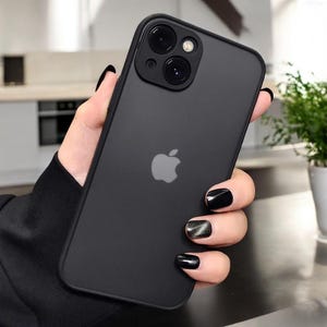 Bara Basic! Enkelt lyxigt skal, matta färger, för Apple iPhone 16/15/14/13/12/11/X/8/7/SE Pro Max, stötsäkert.