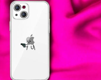 Cute Funny Luxury Clear Case Phone Cover iPhone 16/ 15 / 14 / 13 / 12 / 11 / X / 8 / 7 / SE Pro Max Shockproof Transparent Women