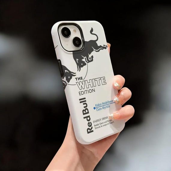 Red Bull Design Luxury Cool Various Flavors Case for iPhone 16/ 15