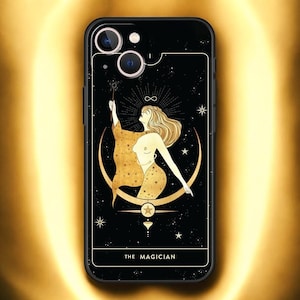 Mystische Tarotkarten Handy Hülle verschiedene Motive iPhone 16/ 15 / 14 / 13 / 12 / 11 / X / 8 / 7 / SE Pro Max Stoßfest