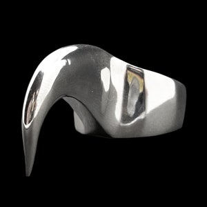 Claw Ring, Sterling Silver Claw Ring, Velociraptor Big Claw, Spiked Ring, All sizes, Silveralexa