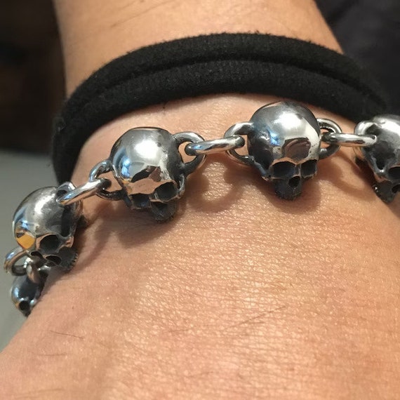 133 Gram Hand Poured Coin Silver Lapis Heavy Bracelet 133 Gram Hand Poured Coin Silver Lapis Heavy Bracelet