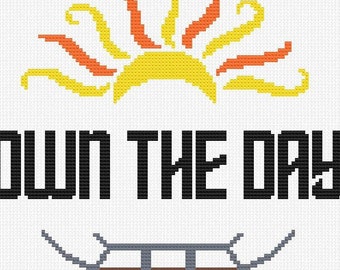Own the Day Cross Stitch Klingon Battle Cry PDF ONLY!