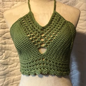 Crochet crop top
