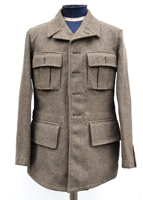 Original Swedish army field jacket parka quilt liner