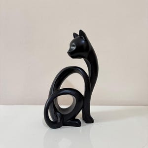 Geometric Cat Sculpture - Etsy