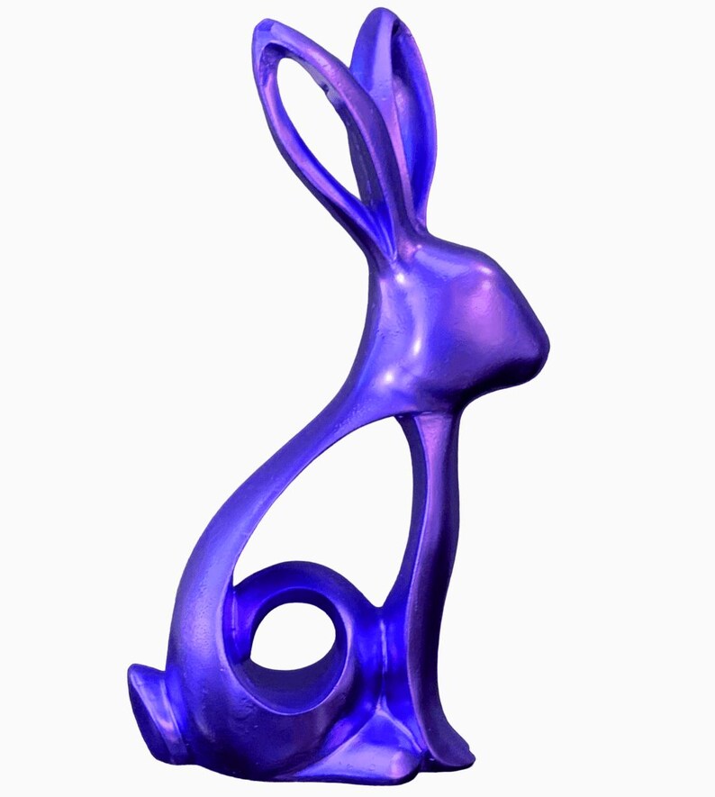 Abstract Rabbit Sculpture, Bunny Figurine, Rabbit Sculpture , Gift for ...