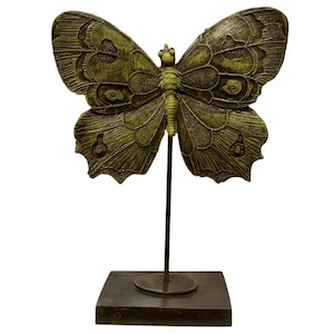 Butterfly Statue Decor, Handmade Butterfly Sculpture, Unique Gift for Nature Lovers, Handmade Butterfly Decor, Butterfly Decor Gift
