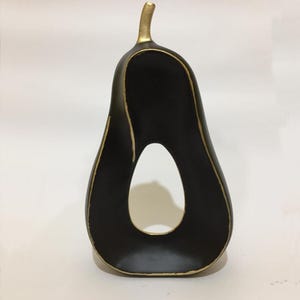 Modern Abstract Pear Statue, Pear Decor Statue, Minimalist Pear Statue, Abstract Fruit Statue, Abstract Pear Shape for Decor, Pear Sculpture
