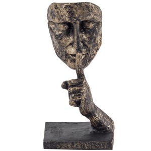 Abstract Face Sculpture, Gift For Art Lovers, Modern Face Decor, Modern Face Sculpture, Face Statue, Face Decor, Abstract Face Decor