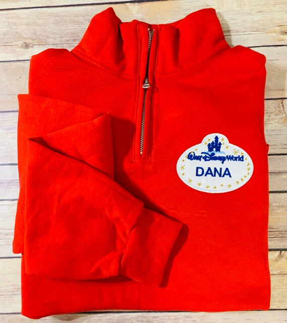 Cast Member Disney Name Quarter Zip Dcp Etsy