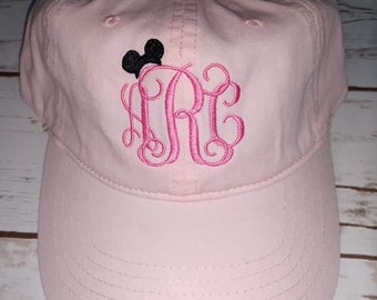 Initial hat with Mouse ears