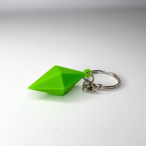 Llavero Plumbob 3D inspirado en Sims, Gamer, Player