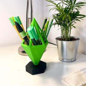 Sims Plumbob inspiriert Schreibtisch Organizer | Stifthalter Becher | Geming Decor