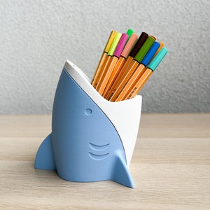 Shark pennenhouder I bureauopberger | Cadeau-idee voor liefhebber van haaien en zeedieren