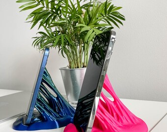 Melting Slime Phone Stand Unique Gum Phone Holder - Customizable Desk Organizer, Perfect Gift for Gamers Stylish Gift Idea for Teenager