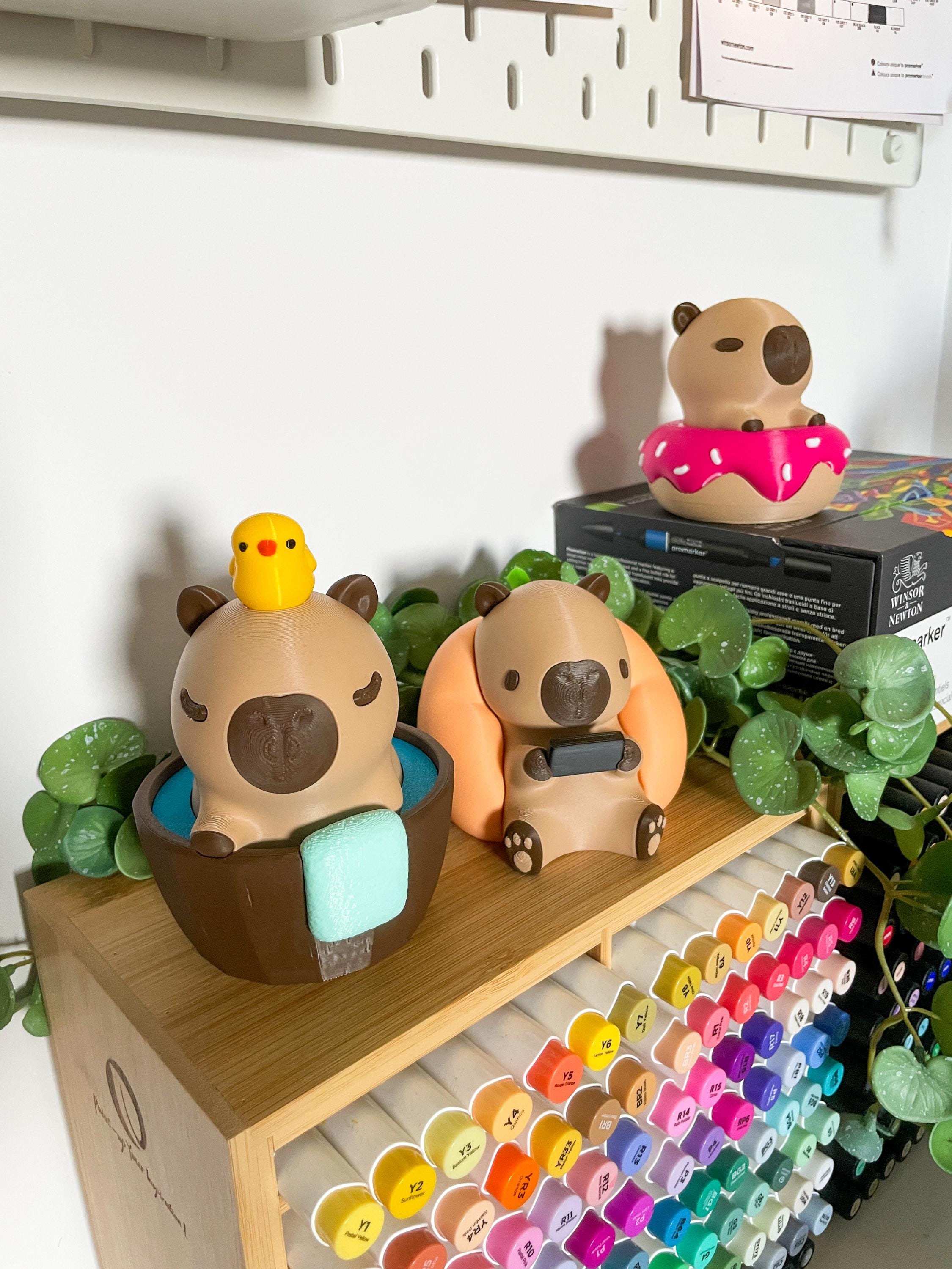 Figurine Capybara Décorative Magnétique – Jouet De Pêche Pour Bureau, Maison, Voiture, Cadeau Original