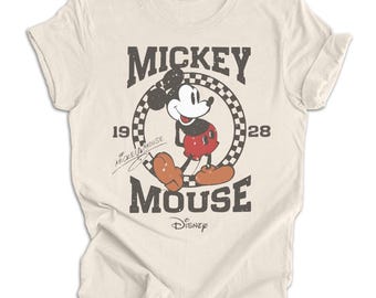 Vintage Mickey Mouse 1928 T-Shirt ,Retro Disney Graphic Tee, Vintage Mickey Mouse Shirt, Retro Disney T-shirt, 1928 Mickey Graphic Tee