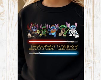 Disney Star Wars Characters Sweatshirt, Star Wars Family Matchings Sweatshirts, Star Wars Shirt For Group, Disney Sweatshirt