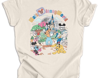 Retro Walt Disneyworld Shirt, Vintage Disneyworld Shirt, Mickey And Friends Shirt, Retro Disney Shirt, Disney 2025 Trip