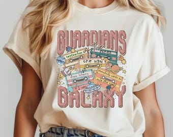 Guardians of the  Galaxy Shirt, Guardians Galaxy Cassette Shirt, Vintage Concert Shirt, Star Wars Songs Shirt, Star Wars Tee, Retro Tee