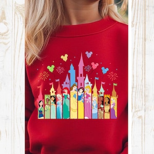 Disney Princess Castle Toddler Sweatshirt, Princess Kids Shirt, Disney Castles Sweatshirts, Disney Castle Kids Shirt