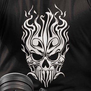 Skull pinstriping art vintage hand drawn Digital file SVG, PNG, Skull Skeleton Car Racing, Pinstripe Decal for Helmets, Pinstriping svg,