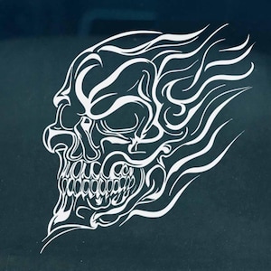 Skull pinstriping art vintage hand drawn Digital file SVG, PNG, Skull Skeleton Car Racing, Pinstripe Decal for Helmets, Pinstriping svg,