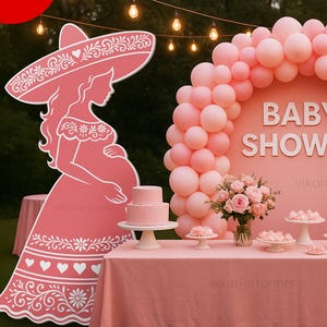 Cielito Lindo Baby Shower SVG, Papel Picado, Baptism, Colorful Mexican Fiesta, Baby Shower in Papel Picado style, Mexican mom svg, pregnant