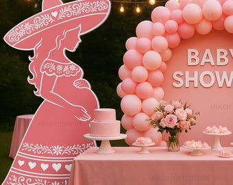 Cielito Lindo Baby Shower SVG, Papel Picado, Baptism, Colorful Mexican Fiesta, Baby Shower in Papel Picado style, Mexican mom svg, pregnant