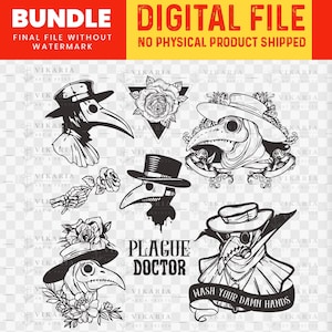 Pest arts, pest arts SVG-bundel, pest arts sticker, SVG clipart png/dxf/eps, tattoo arts, Halloween t-shirt svg cricut digitaal