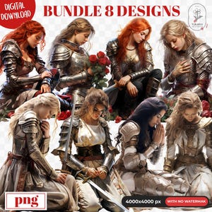 Gebedsstrijders, wapenrusting van God illustraties, volledige wapenrusting van God pngs, Efeziërs 6, christelijke png, vrouwelijke krijger, commercieel gebruik, gebed clipart