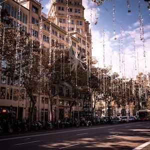 Lightfall on Passeig de Gràcia