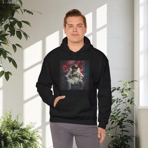 Space Hoodie Space Lover Gift Pullover Astronaut Sweatshirt Unisex Hoodie Space Gift Astronomy