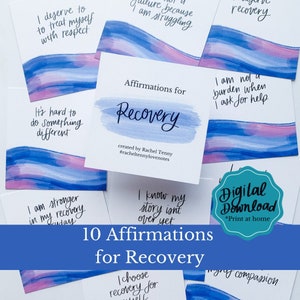 DIGITALER DOWNLOAD-Affirmationen zur Genesung (10er Set)
