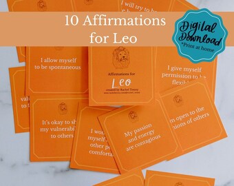 Digital Download - Affirmations for Leo