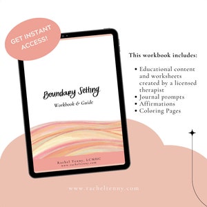 Boundary Setting Workbook & Guide | Digital Download