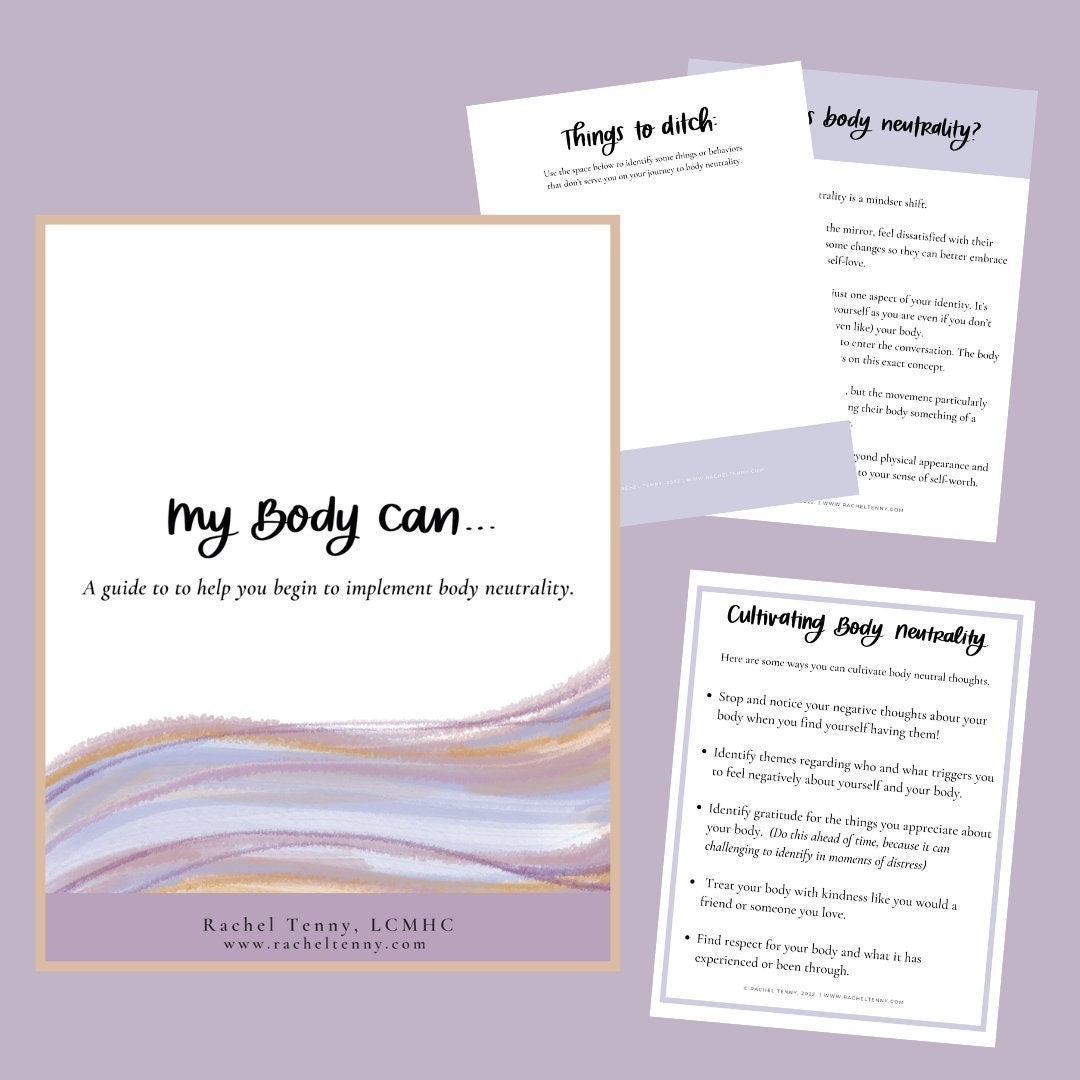 Digital Download My Body Can Worksheets Body Neutrality - Etsy Finland