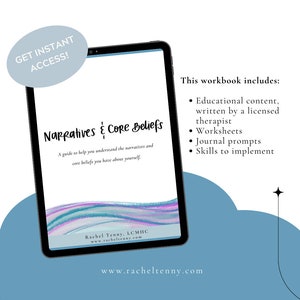 Narratives & Core Beliefs Worksheets | Digital Download