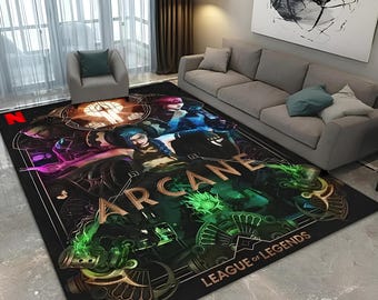 アーケイン リーグ・オブ・レジェンド ラグ：ジンクスとヴィのアニメアートカーペット