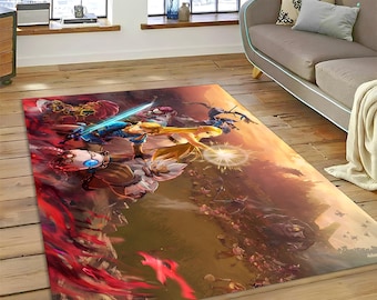 Zelda Rug: Link Carpet, Game Room Decor