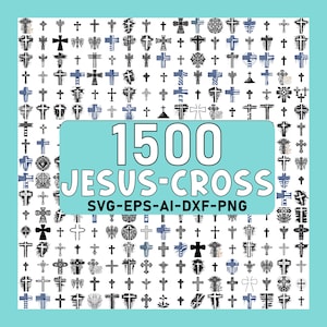 1500 Cross Svg, Cross Svg Bundle, Cross Png, Soldier Cross Svg, Jesus Cross Svg, Cross Cricut, Distressed Cross Svg, Digital Download