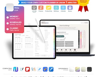 Personalisierbarer Digitaler Planer 2025-2026, GoodNotes & Notability (Digitaler Download)