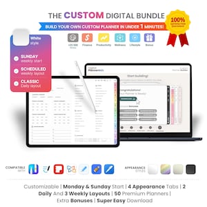 Digital Planner | Goodnotes Planner | iPad Planner | Notability Planner | Dated Digital Planner | 2025 2026 Undated Planner