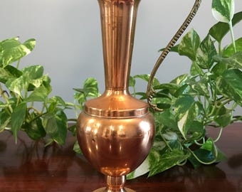 Copper　純銅ウォーターピッチャー　栗林商事 鎚起 銅ウォーターピッチャー ブロンズ仕上｜通販