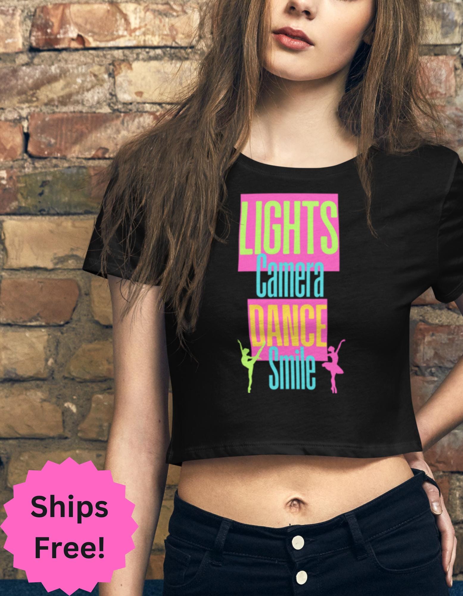 EXIT 26 Printed Short Sleeve Crop Top For Women & Teens - Relaxed Fit T-Shirt - View #12